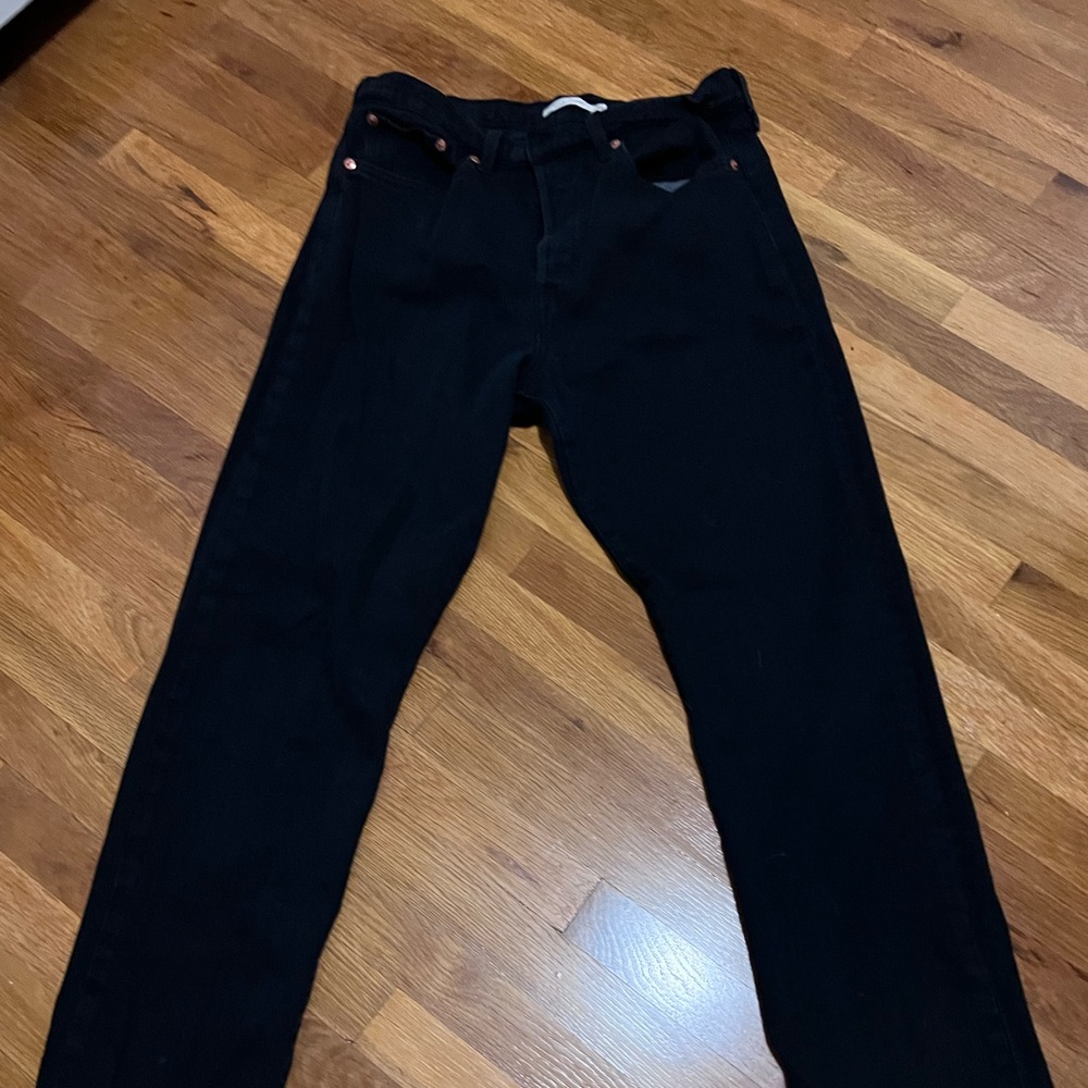 Levi’s Black Wedgie Straight Jeans